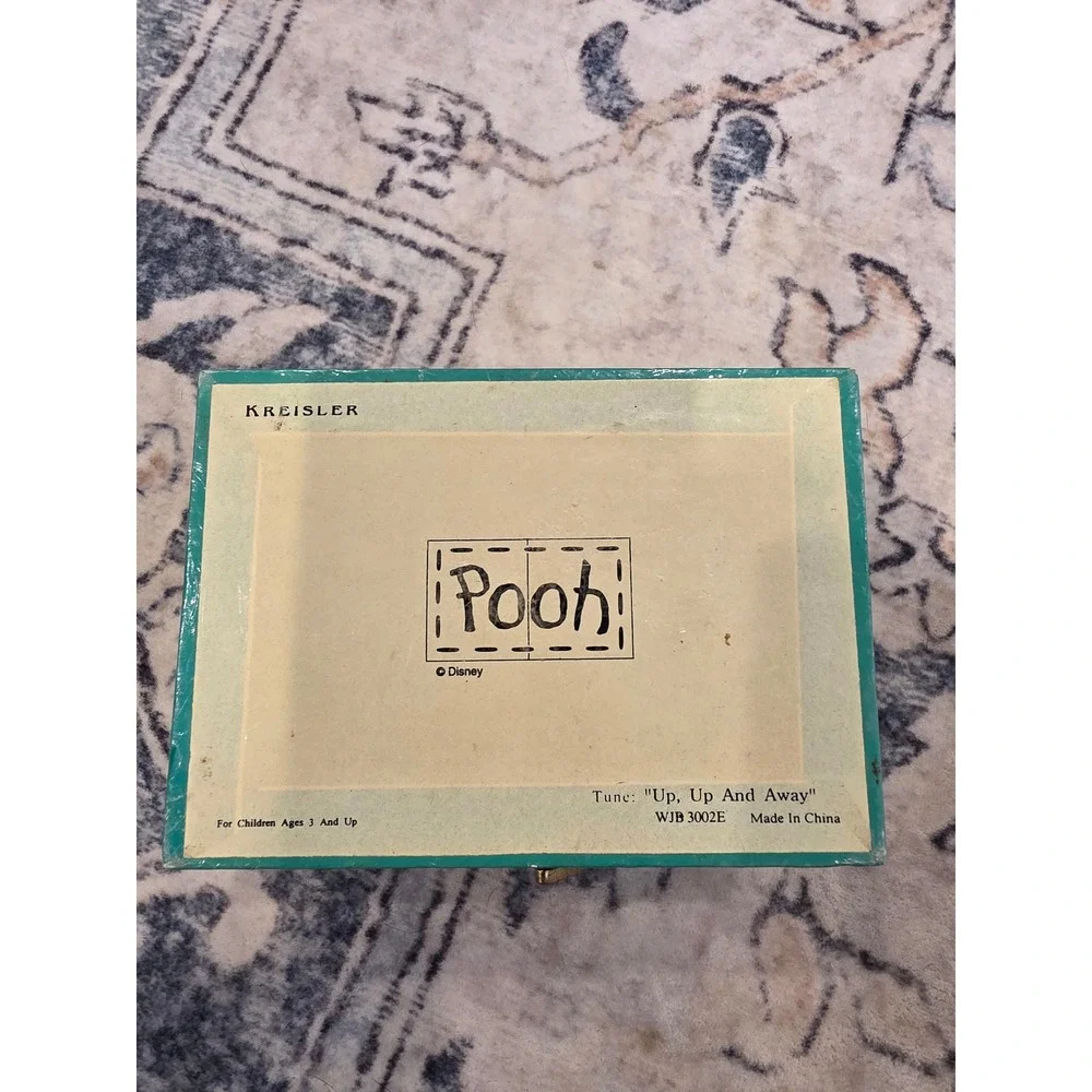 Vintage Disney Winnie‎ the Pooh Kreisler Musical Trinket Jewelry Box